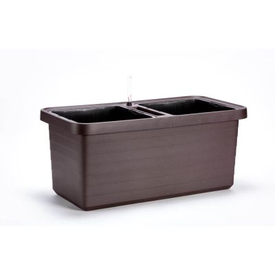URBALIVE BERBERIS DUO Self-Irrigation Planter 78 x 39 cm, Brown