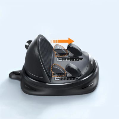 12. Joyroom JR-ZS354 phone holder with suction cup for car, office, home - black