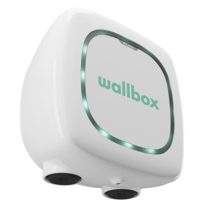 7. Wallbox Pulsar Plus, white, wall, black, AC, type 2, IK08 - 5m