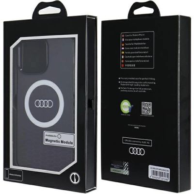 7. Audi IML Big Logo MagSafe case for iPhone 14 Pro Max - black