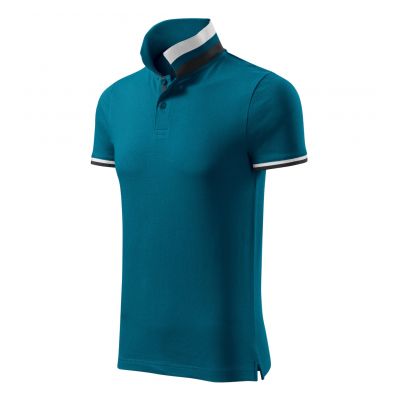 Malfini Collar Up Polo Shirt M MLI-25693 petrol blue