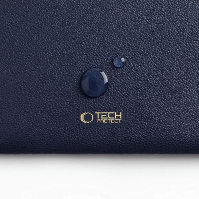 6. Tech-Protect Fleece Laptop Bag 13-14" - Blue