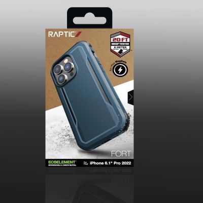 5. Raptic X-Doria Fort Case iPhone 14 Pro with MagSafe armored blue cover