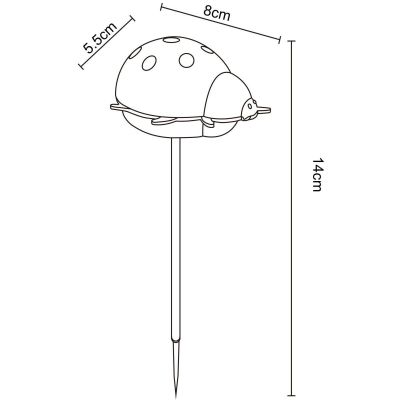 7. SOLAR LAMP BIEDROOM 1 LED 5x7.5x13CM