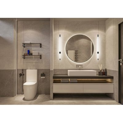 8. Activejet AJE-LUNGO Black LED Wall Lamp