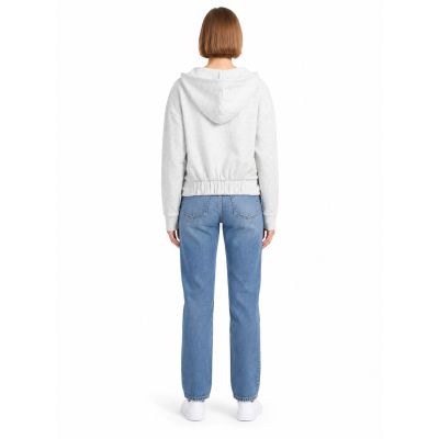 4. Women's envelope hoodie made of very soft knit fabric 4F 4FWAW26TSWSF2661-27M