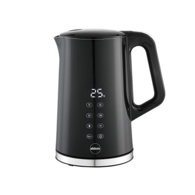 10. ELDOM CORDLESS KETTLE WITH TEMPERATURE CONTROL C540 JETTY 1.7 L 2200W BLACK
