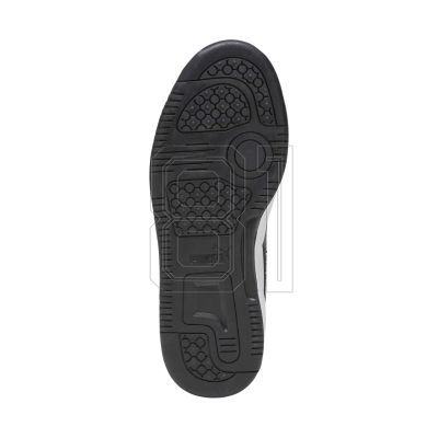 6. Puma Rebound V6 Lo Mid kids' shoes white and black 393833 01