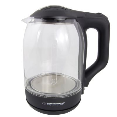 5. Esperanza YUKON EKK025K electric kettle (1500W 1.7l; transparent)
