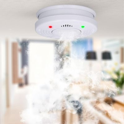 3. Carbon monoxide detector LED light 10-year battery