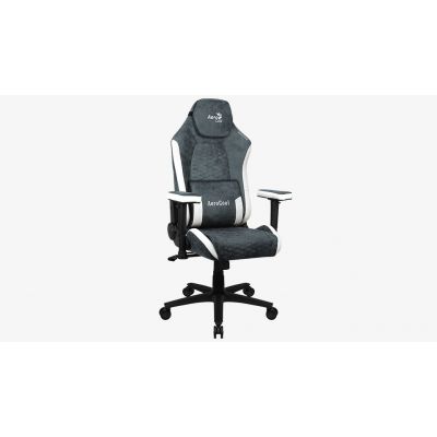 10. AEROCOOL CROWN CHAIR AeroSuede STEEL BLUE
