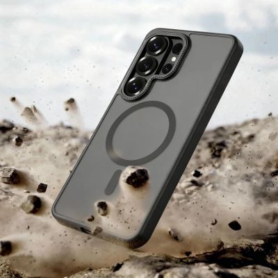 6. Tech-Protect MagCam MagSafe Case for Samsung Galaxy S26 Ultra - Matte Black