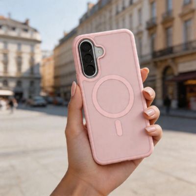 4. Tech-Protect Magmat MagSafe Case for Samsung Galaxy A36 / A56 / A37 5G - Matte Pink