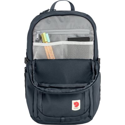 7. Fjällräven Skule 20 Backpack Navy Blue Oxford, Polyamide, Polyester, Polyurethane Laminate (PUL)