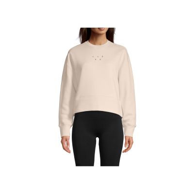 2. CASALL Boxy Crew Neck Sweatshirt, sand