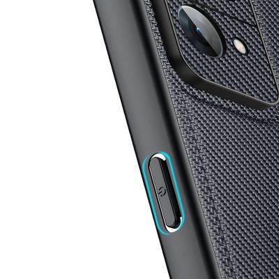 7. Dux Ducis Fino case cover covered with nylon material Oppo Reno7 Pro 5G black