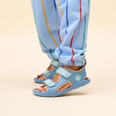 3. Affenzahn Sandal Leather Airy Shark (01394-30211)