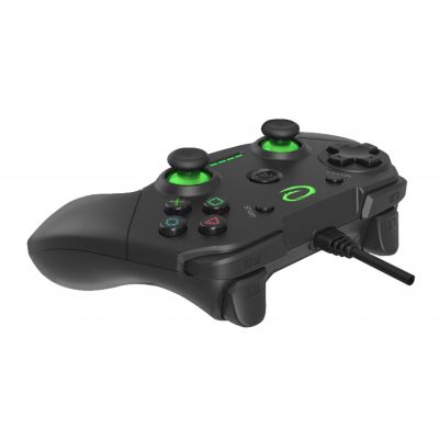 3. Esperanza Vanquisher EGG110K Gamepad (PC, PS3; black, green)