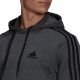 19. adidas Essentials Fleece 3-Stripes Hoodie M GK9082