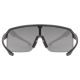 3. Uvex ramp Multisports Glasses Unisex Half-Rim Black