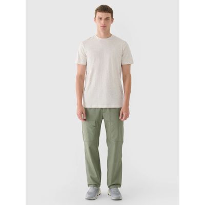 2. Men's casual trousers 4F 4FRSS24TTROM1327-44S