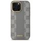 3. DKNY Leather Checkered Mono Pattern MagSafe iPhone 14 Pro Max Case - Beige