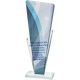 5. Glass trophy with LuxorJet color printing, engraving, and paint filling