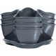 27. VERICAL GARDEN CASCADE HERB POT - GRAPHITE