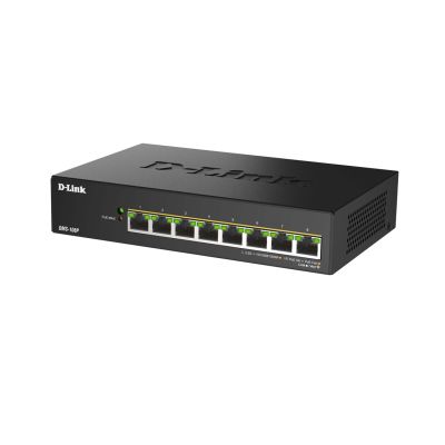 5. D-Link DMS-108P/E Network Switch Unmanaged 2.5G Ethernet (100/1000/2500) Supports PoE Black