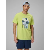 Men's oversized printed T-shirt 4F 4FWSS26TTSHM2784-42S