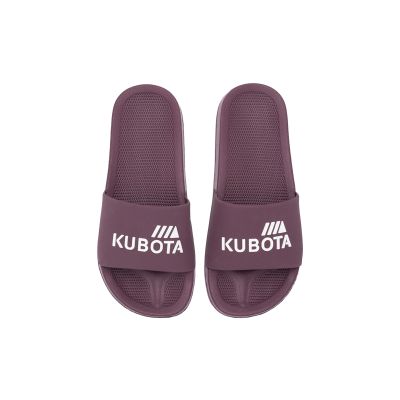 12. Kubota basic pool flip-flops burgundy KKBB14