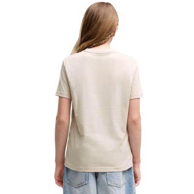 4. Puma ESS Centered Cat Logo Tee Beige 692972 82