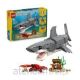 12. LEGO CREATOR 3IN1 31381 Menacing Shark and Treasure Chest