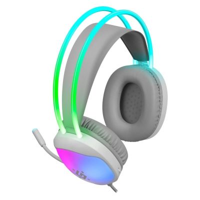 5. Defender Eclipse RGB Headphones with Microphone White 62440