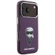 4. Karl Lagerfeld IML Ikonik Sketch Print MagSafe Case for iPhone 18 Pro / 17 Pro – burgundy