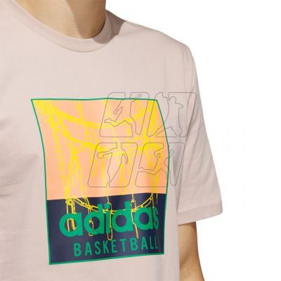 4. adidas Chain Net Basketball Graphic Tee M IC1863