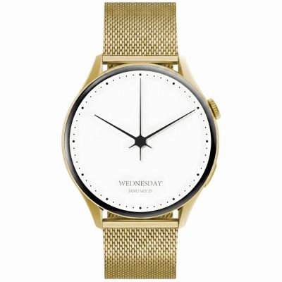 12. Smartwatch Gravity Gold Strap + Bracelet GT11-3