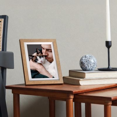 17. Wozinsky WRC-32 10.1" Digital Photo Frame with Frameo 32GB App - Light Brown