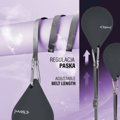 6. HHM15 HULA HOP BLACK WITH MAGNET AND WEIGHT + HMS COUNTER