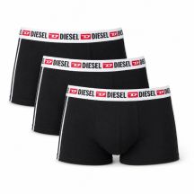 Diesel Men Shawn 3-Pack Boxer Briefs Black Fashion Cotton