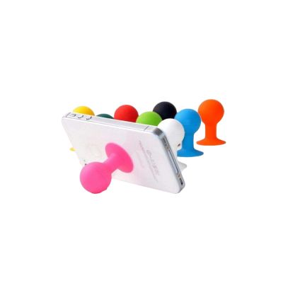 5. Phone holder with a round head - green