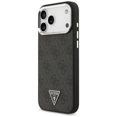 2. Guess 4G Triangle Logo MagSafe case for iPhone 17 Pro Max - black