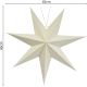8. DECORATIVE HANGING PAPER STAR 45CM WHITE