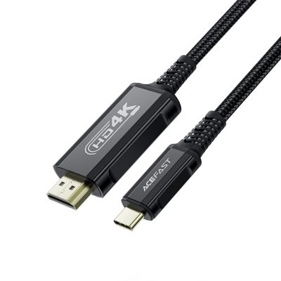 2. Acefast C1 USB-C/HDMI Video Cable 4K 60Hz HDR 1.8m - Black
