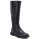 Women's leather boots, classic black Sergio Leone KZ-528-S