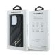 8. Karl Lagerfeld Diagonal Quilted Script case for iPhone 15 Pro Max - black