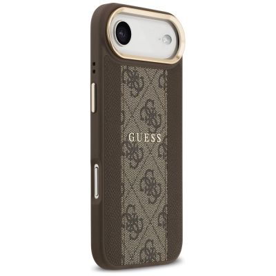 4. Guess 4G Stripe MagSafe case for iPhone Air - brown
