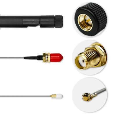 3. QOLTEC WI-FI ANTENNA 2.4/2.5GHZ | 5.1/5.8GHZ | 5DBI | OMNIDIRECTIONAL | INTERNAL
