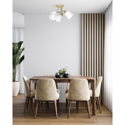 7. Activejet AJE-EMILY 3P GOLD E27 3x40W hanging lamp