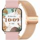 Smartwatch Gravity Rose Gold Pink 2 Straps GT17-1
